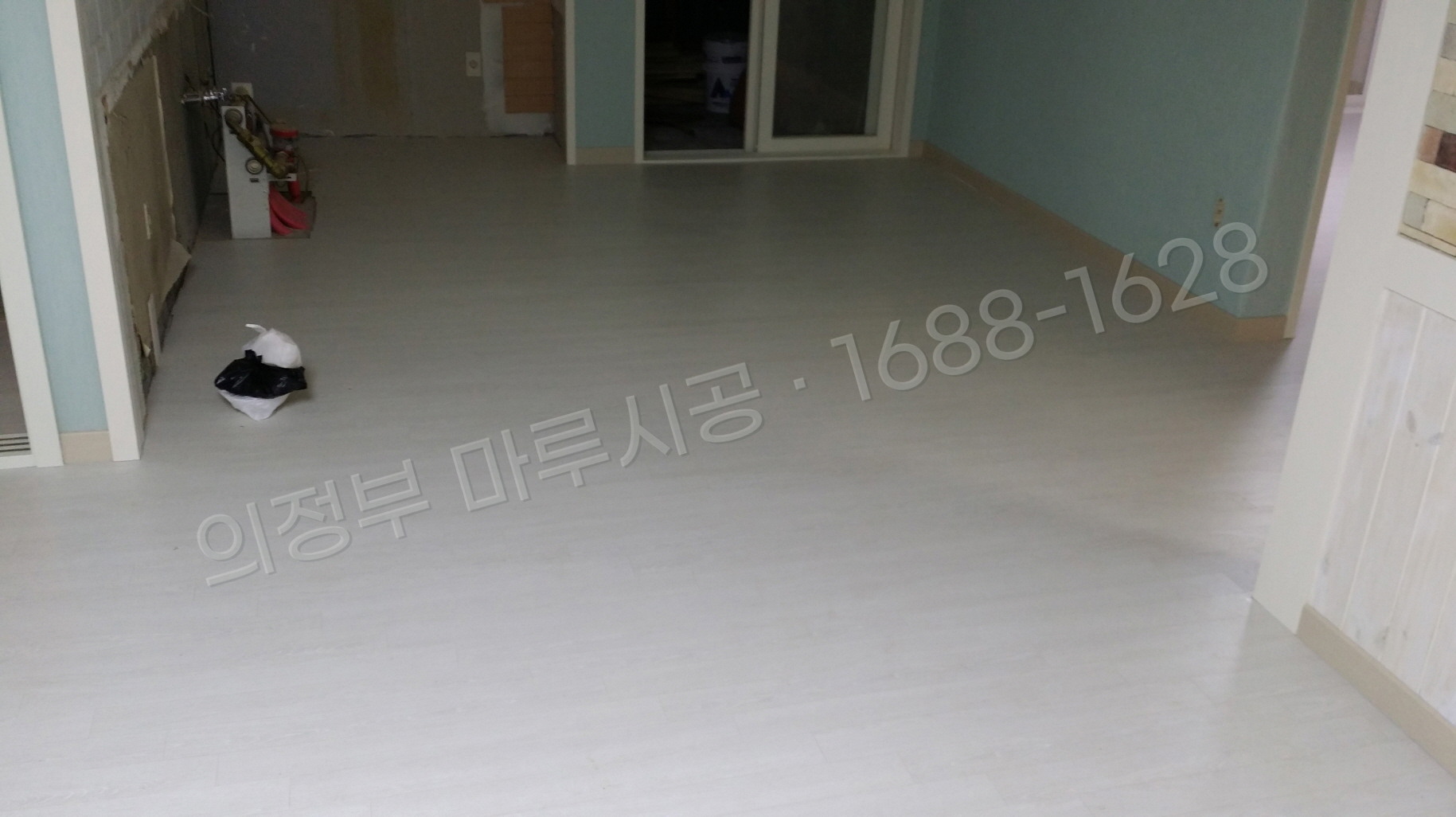 의정부 고산동 바닥공사 마루시공업체 강마루 동화 나투스강 화이트워시오크 아파트 시공 후