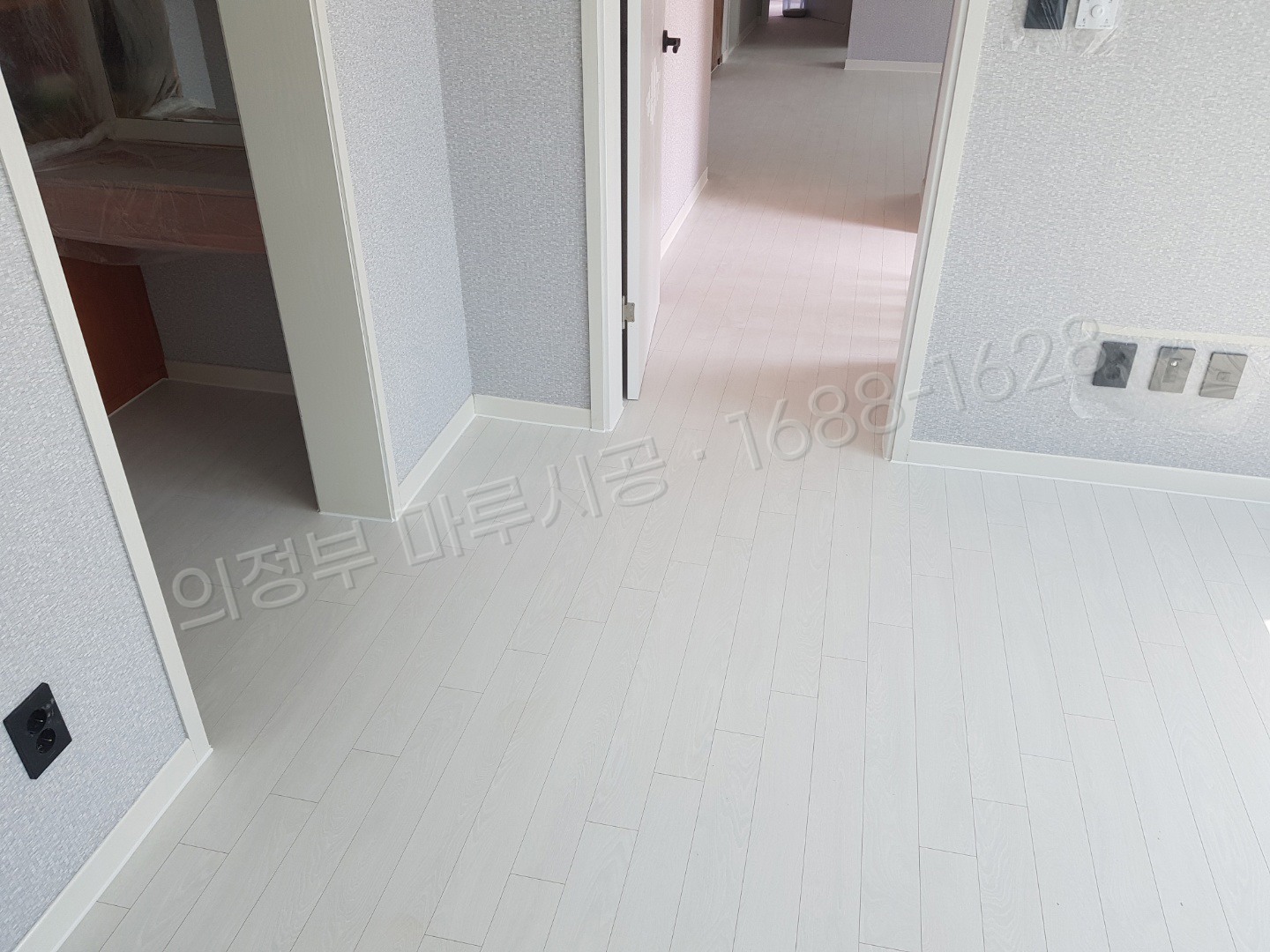 의정부 가능동 바닥공사 마루시공업체 헤링본 구정 프라하 티크 단독주택 시공 후